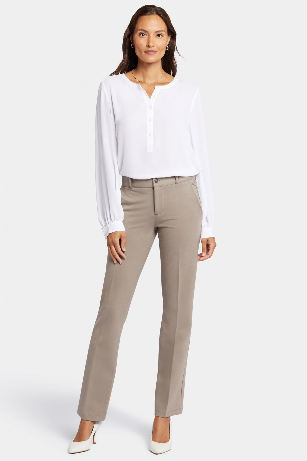 Classic Sculpt-Her™ Trouser | Saddlewood | Pants | NYDJ