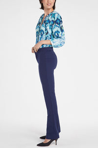 Slim Trouser Dark Blue (Petite) | Evening Tide | Pants | NYDJ