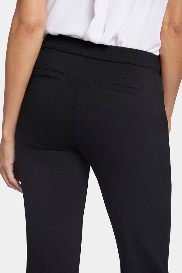 Slim Trouser Black Jersey | Black | Pants | NYDJ