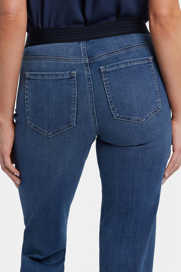 No Gapper™ Marilyn Straight Jeans In Sure Stretch® Denim | Valencia Surf | Pants | NYDJ