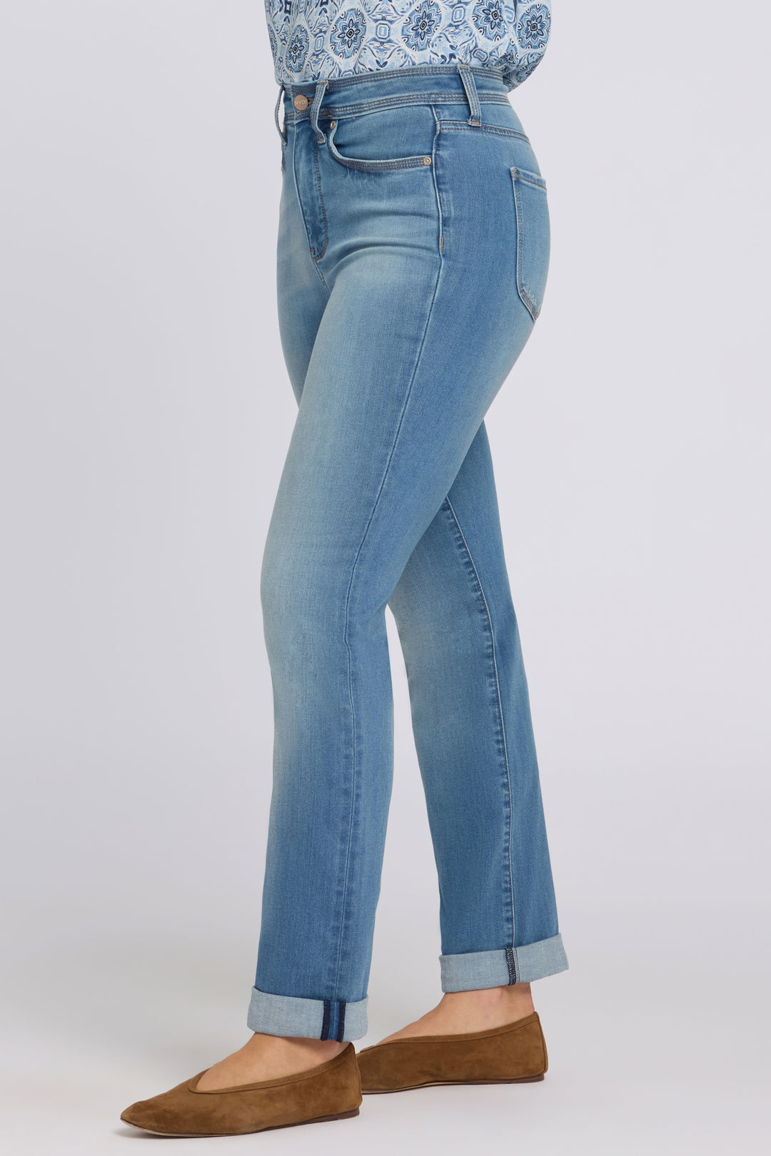Marilyn Straight Jeans In Sure Stretch® Denim With High Rise | Port Sea | Denim | NYDJ