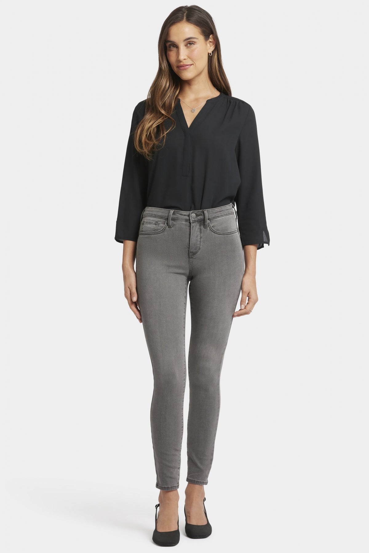 Ami Skinny Jeans Grey Sure Stretch® Denim | Highlands | Denim | NYDJ