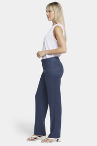 Marilyn Straight Pants In Stretch Linen | Oxford Navy | Pants | NYDJ