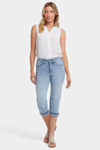 Marilyn Straight Crop Jeans In Cool Embrace® Denim | Santiago sea | Pants | NYDJ