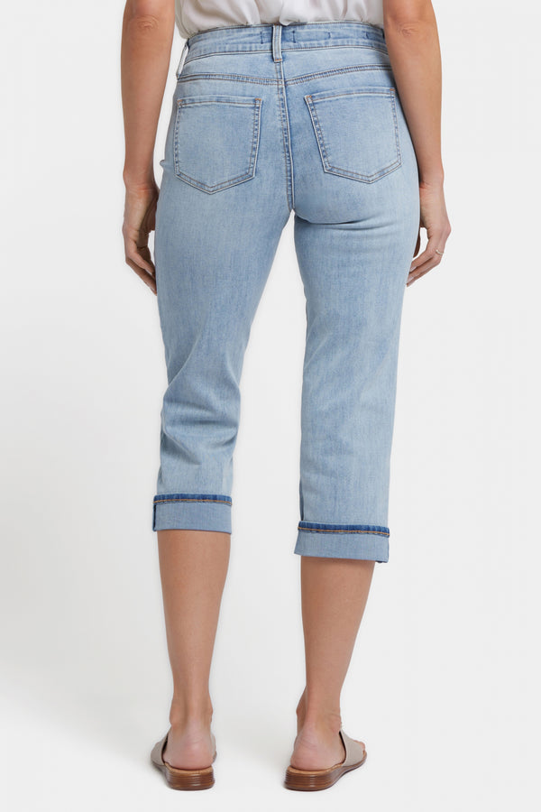 Marilyn Straight Crop Jeans In Cool Embrace® Denim | Santiago sea | Pants | NYDJ