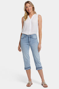 Marilyn Straight Crop Jeans In Cool Embrace® Denim | Santiago sea | Pants | NYDJ