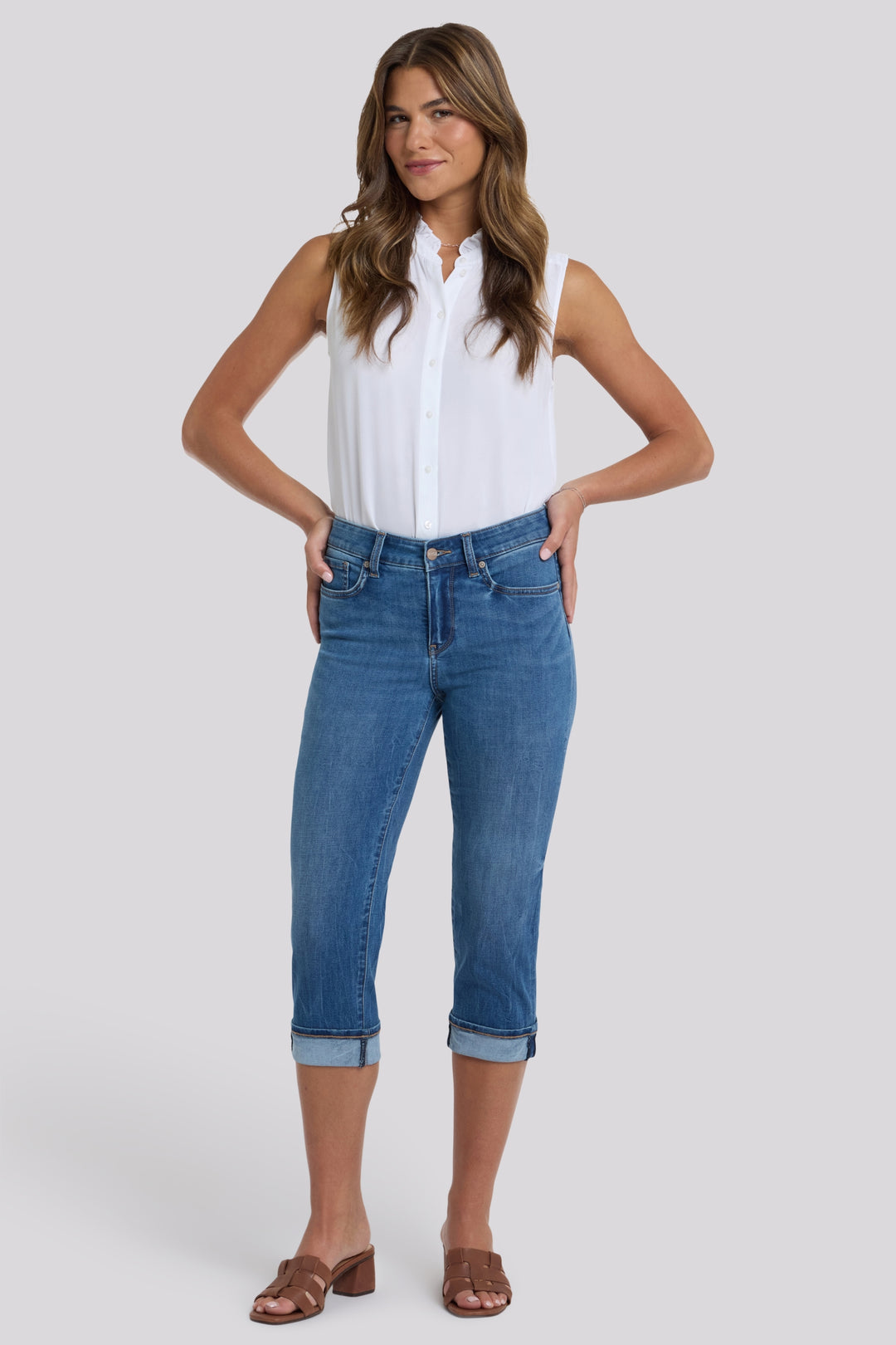Marilyn Straight Crop Jeans In Cool Embrace® Denim | Wild River | Pants | NYDJ