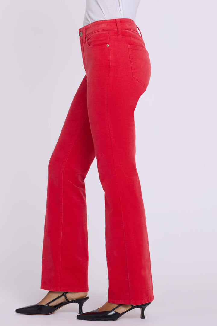 Brooklyn Bootcut Pants In Stretch Corduroy | Camellia