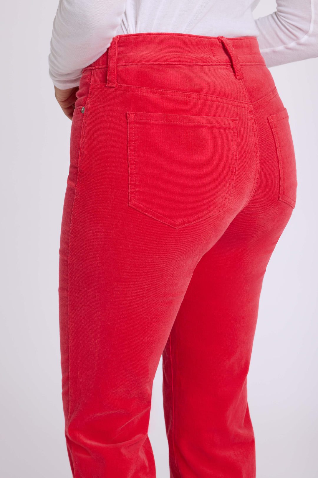 Brooklyn Bootcut Pants In Stretch Corduroy | Camellia