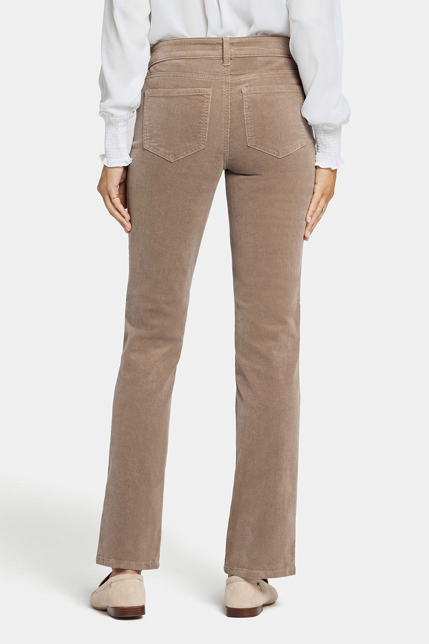 Marilyn Straight Corduroy Trouser Light Brown | Saddlewood | Pants | NYDJ