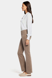 Marilyn Straight Corduroy Trouser Light Brown | Saddlewood | Pants | NYDJ