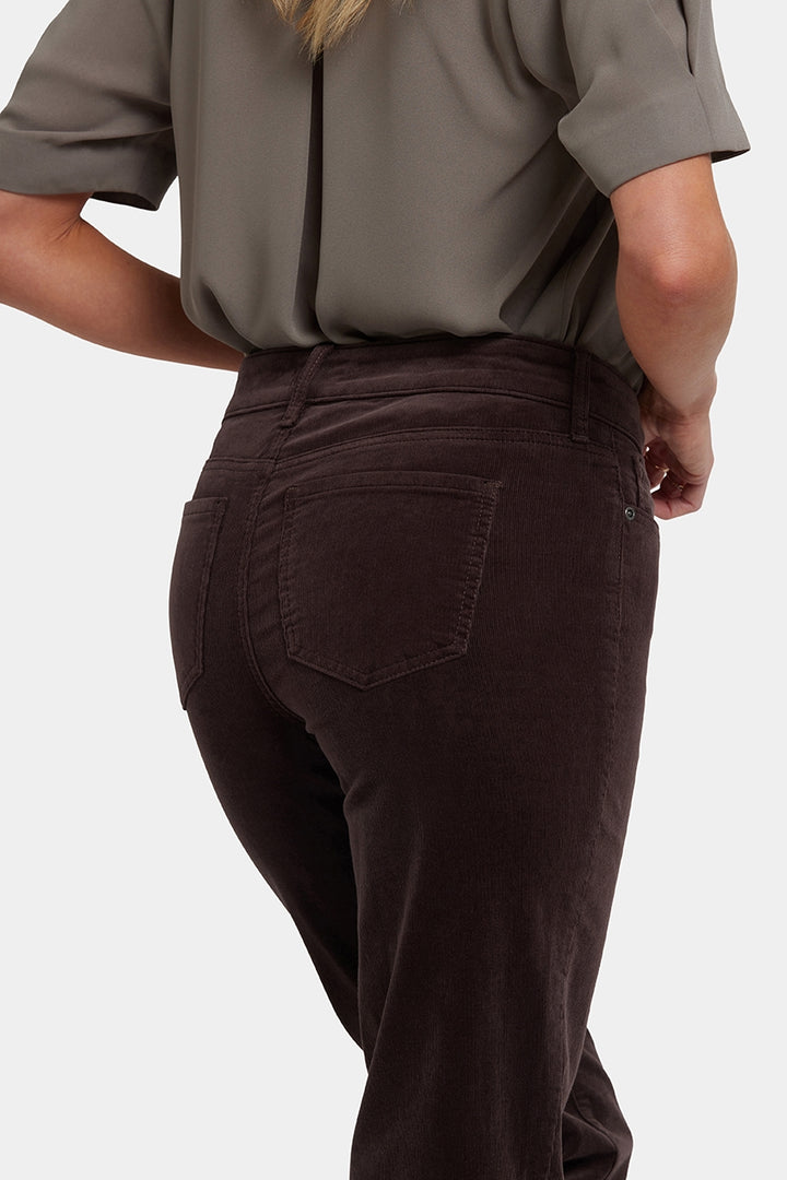 Marilyn Straight Corduroy Pants | Bitter Chocolate