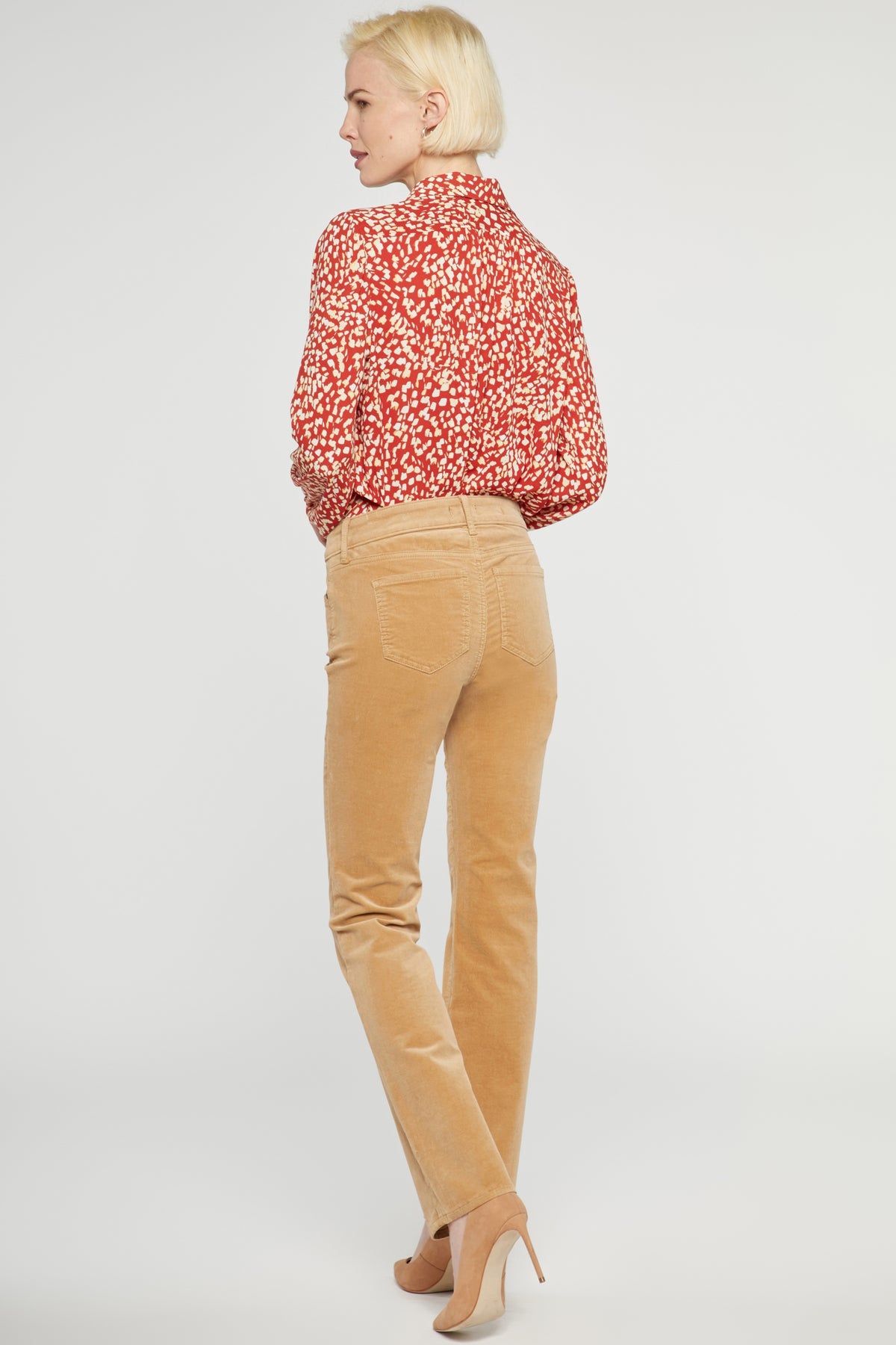 Marilyn Straight Corduroy Trouser Yellow | Crossroads | Pants | NYDJ