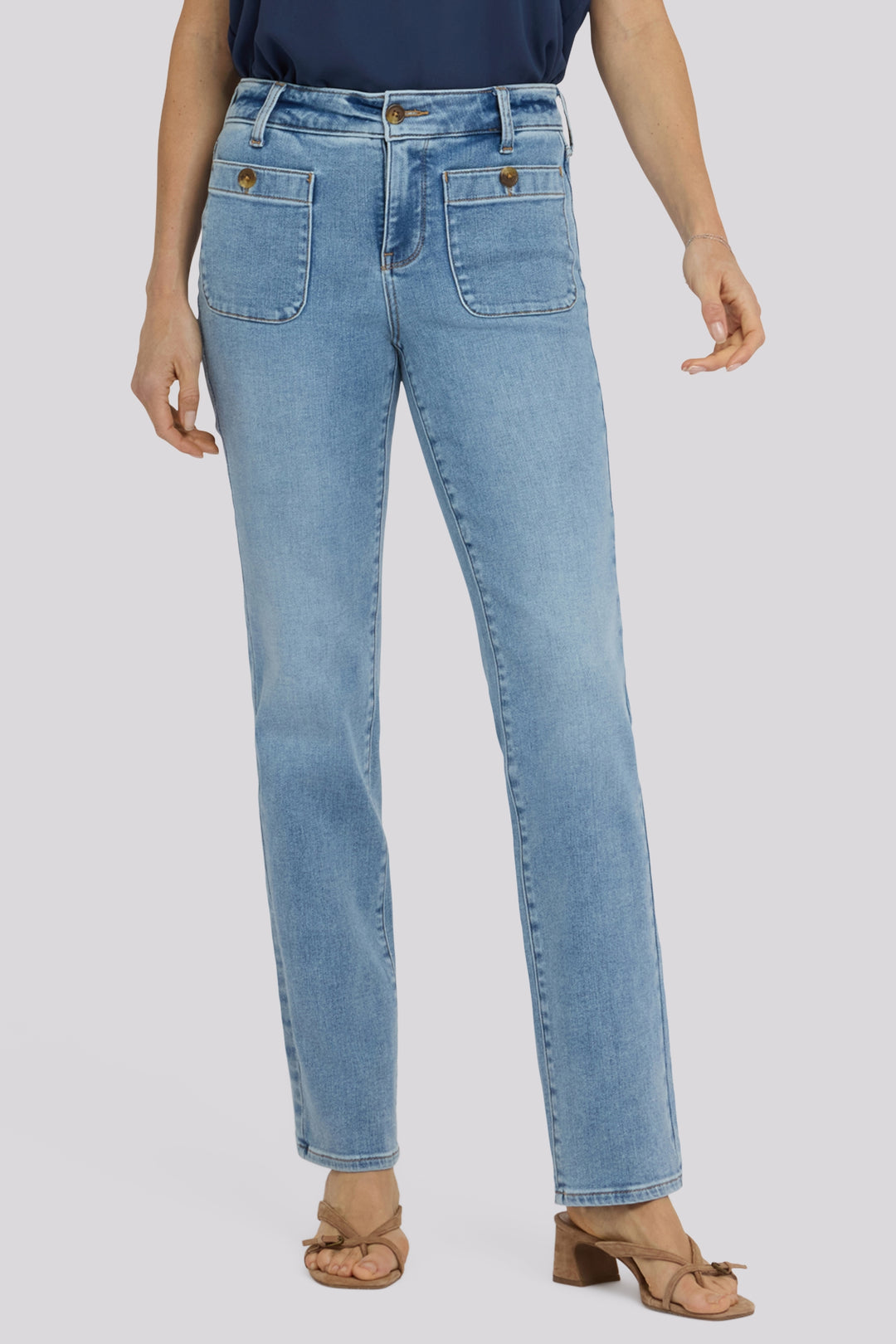 Marilyn Straight Jeans | Mist | Denim | NYDJ