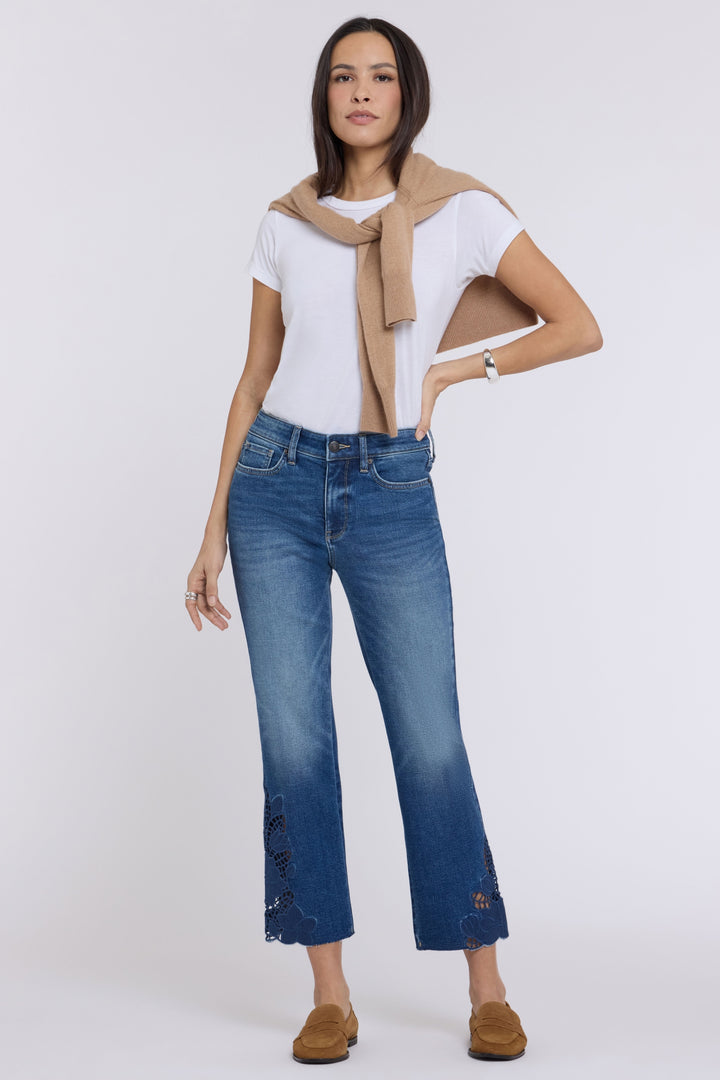 Marilyn Straight Ankle Jeans | Anthurium