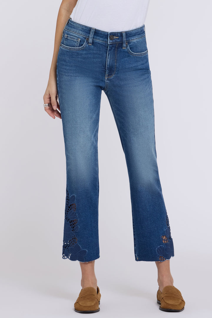 Marilyn Straight Ankle Jeans | Anthurium