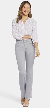 Marilyn Straight Jeans Light Grey Premium Denim | Charisma | Pants | NYDJ