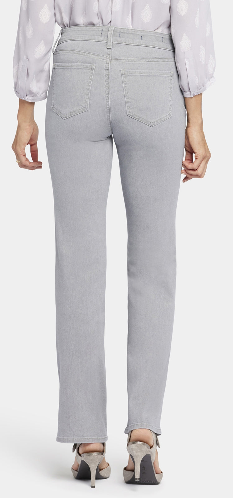 Marilyn Straight Jeans Light Grey Premium Denim | Charisma | Pants | NYDJ