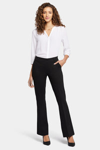 Pull-On Flared Trouser Pants Sculpt-Her™ Collection | Black | Non Denim | NYDJ