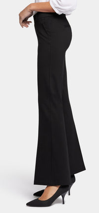 Pull-On Flared Trouser Pants Sculpt-Her™ Collection | Black | Pants | NYDJ