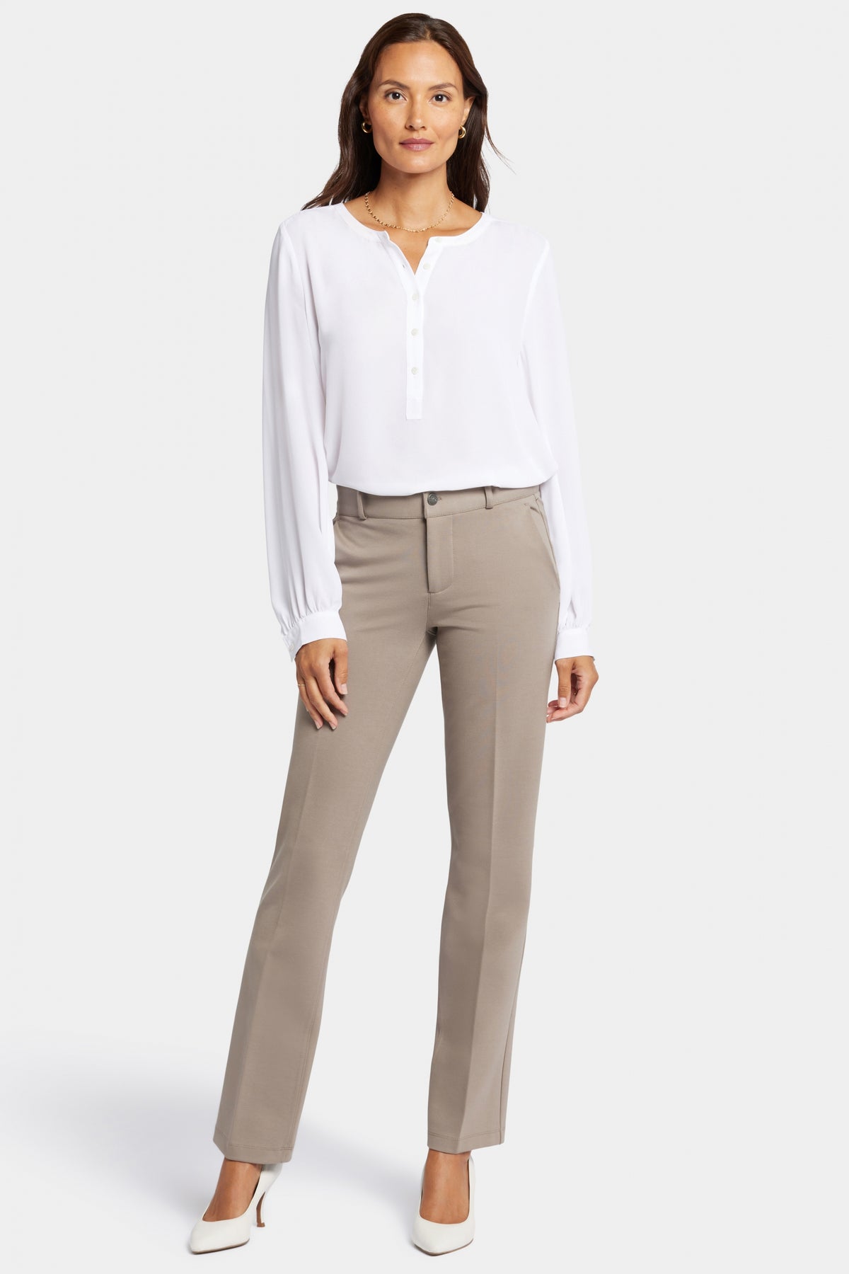 Classic Trouser Pants Sculpt-Her™ Collection | Saddlewood | Pants | NYDJ