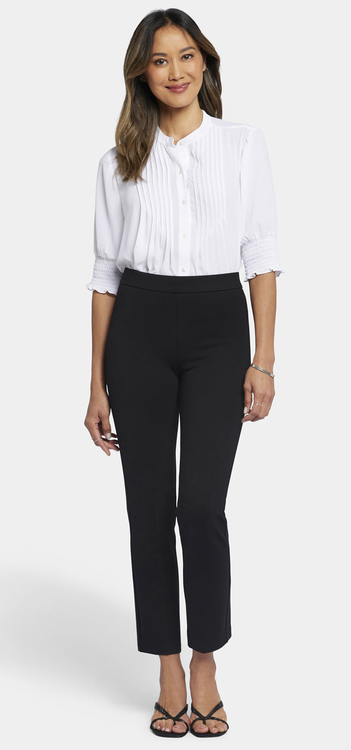 Pull-On Slim Ankle Trouser Pants Sculpt-Her™ Collection | Black | Pants | NYDJ