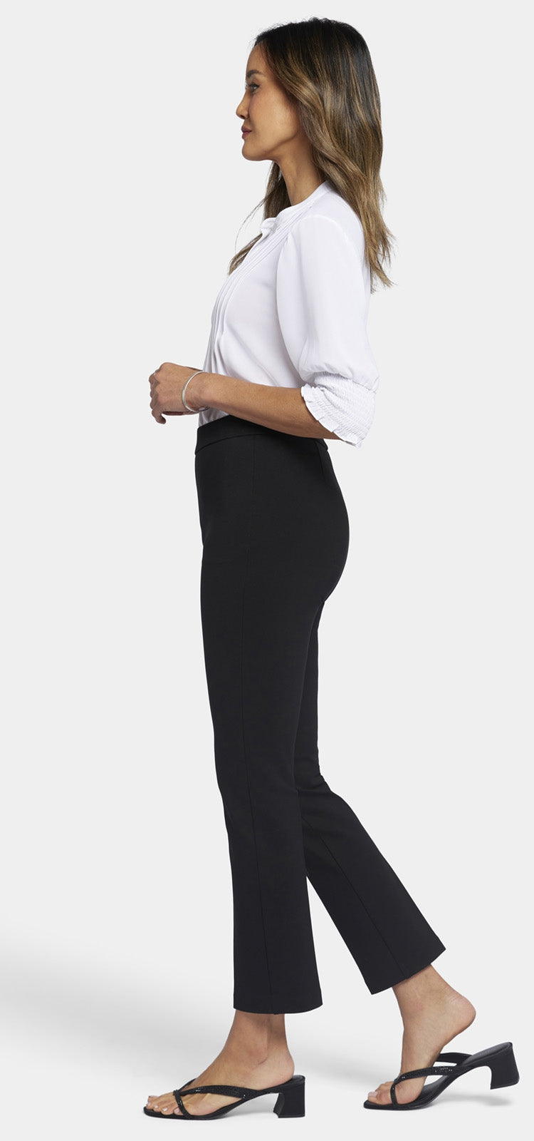 Pull-On Slim Ankle Trouser Pants Sculpt-Her™ Collection | Black | Pants | NYDJ