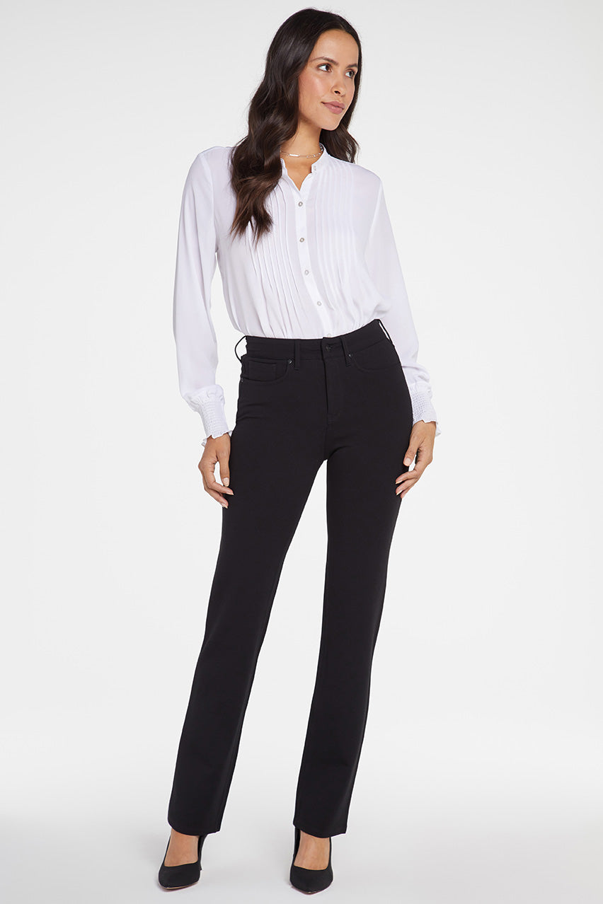 Marilyn Straight Sculpt-Her™ Pants | Black