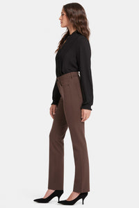 Marilyn Straight Sculpt-Her™ Trouser Brown | Coffee Bean | Pants | NYDJ