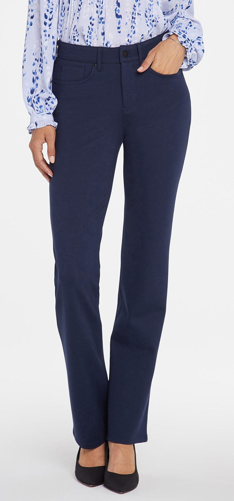 Marilyn Straight Pants Sculpt-Her™ Collection | Oxford Navy | Pants | NYDJ