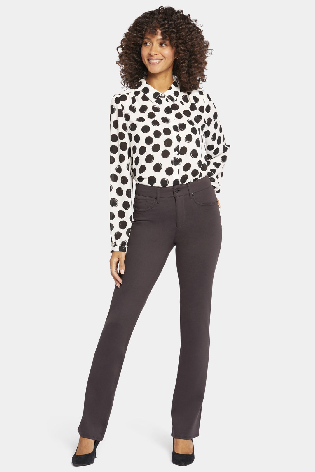Marilyn Straight Sculpt-Her™ Pants | Cordovan