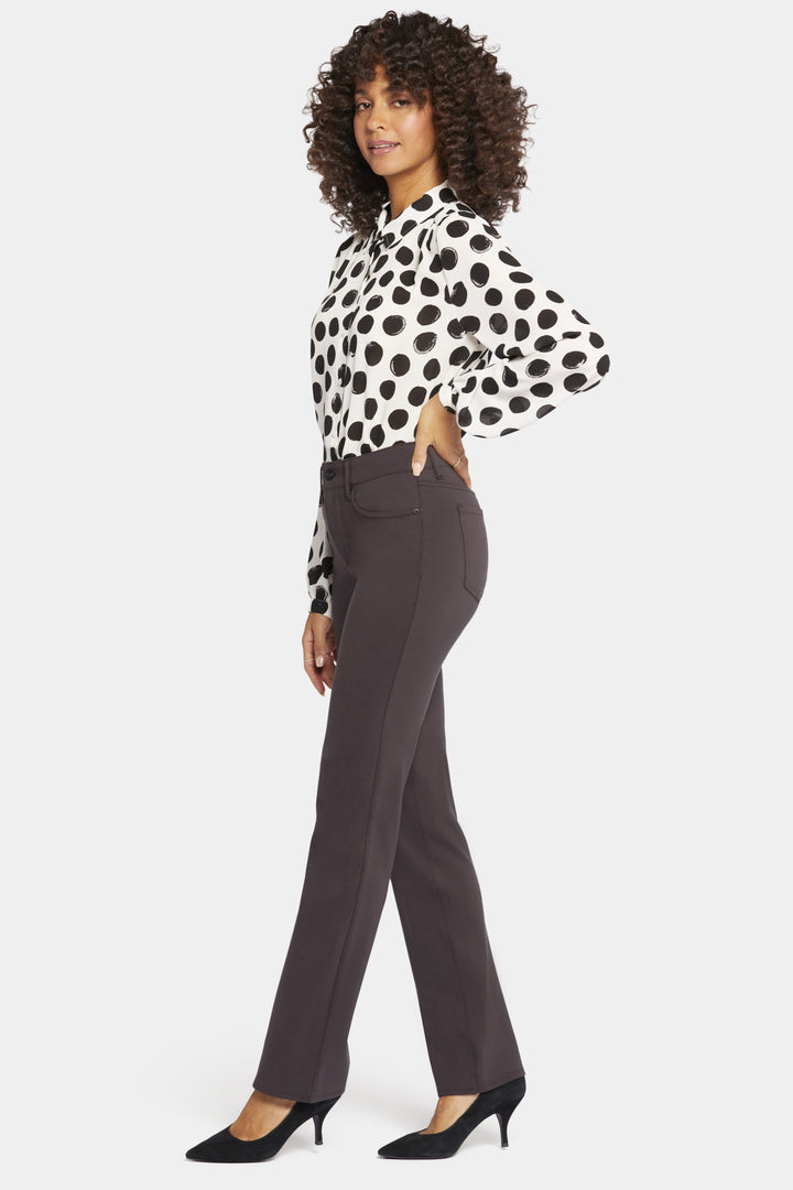 Marilyn Straight Sculpt-Her™ Pants | Cordovan