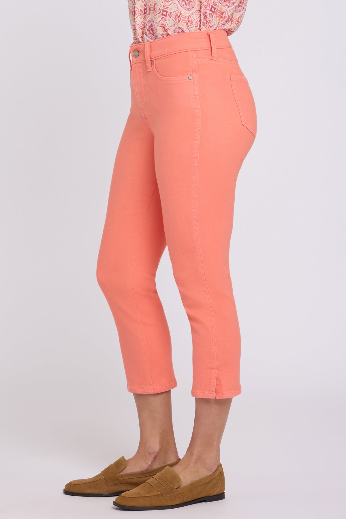 Chloe Capri Jeans In Cool Embrace® Denim | Peachiness | Denim | NYDJ