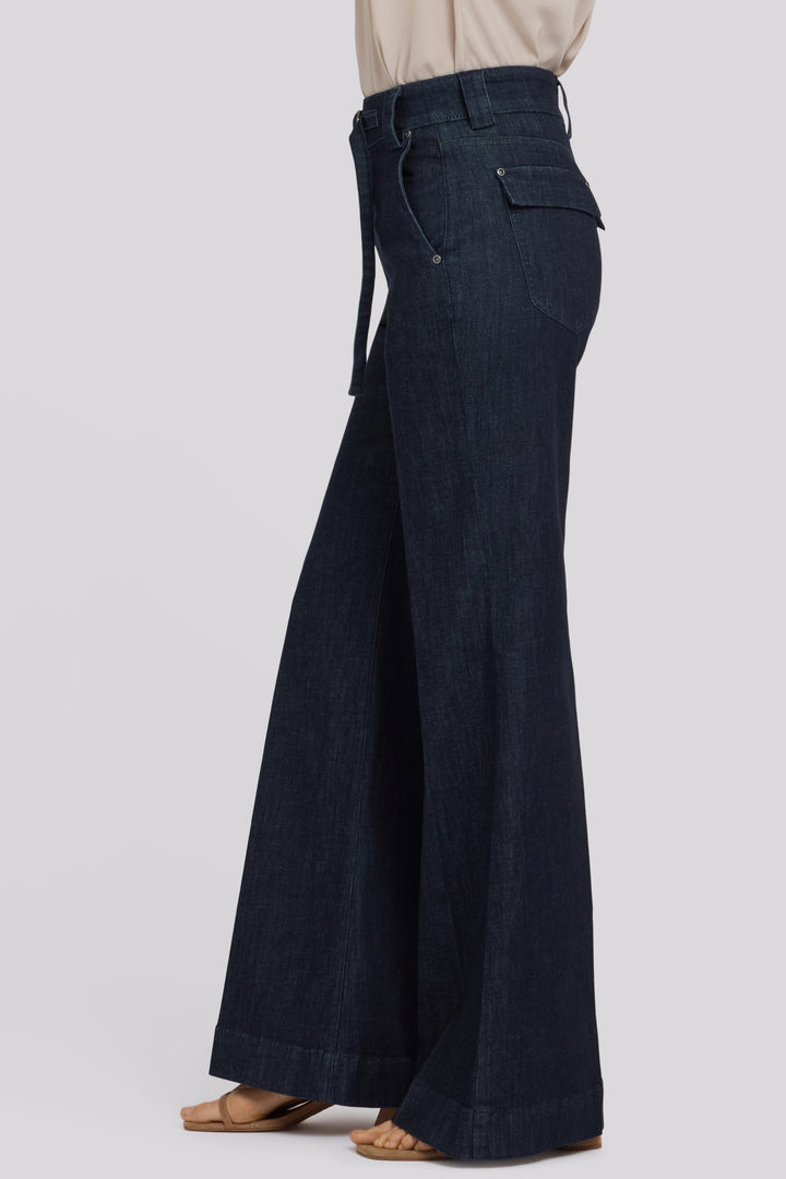 Mia Palazzo Jeans With High Rise | Rinse | Denim | NYDJ