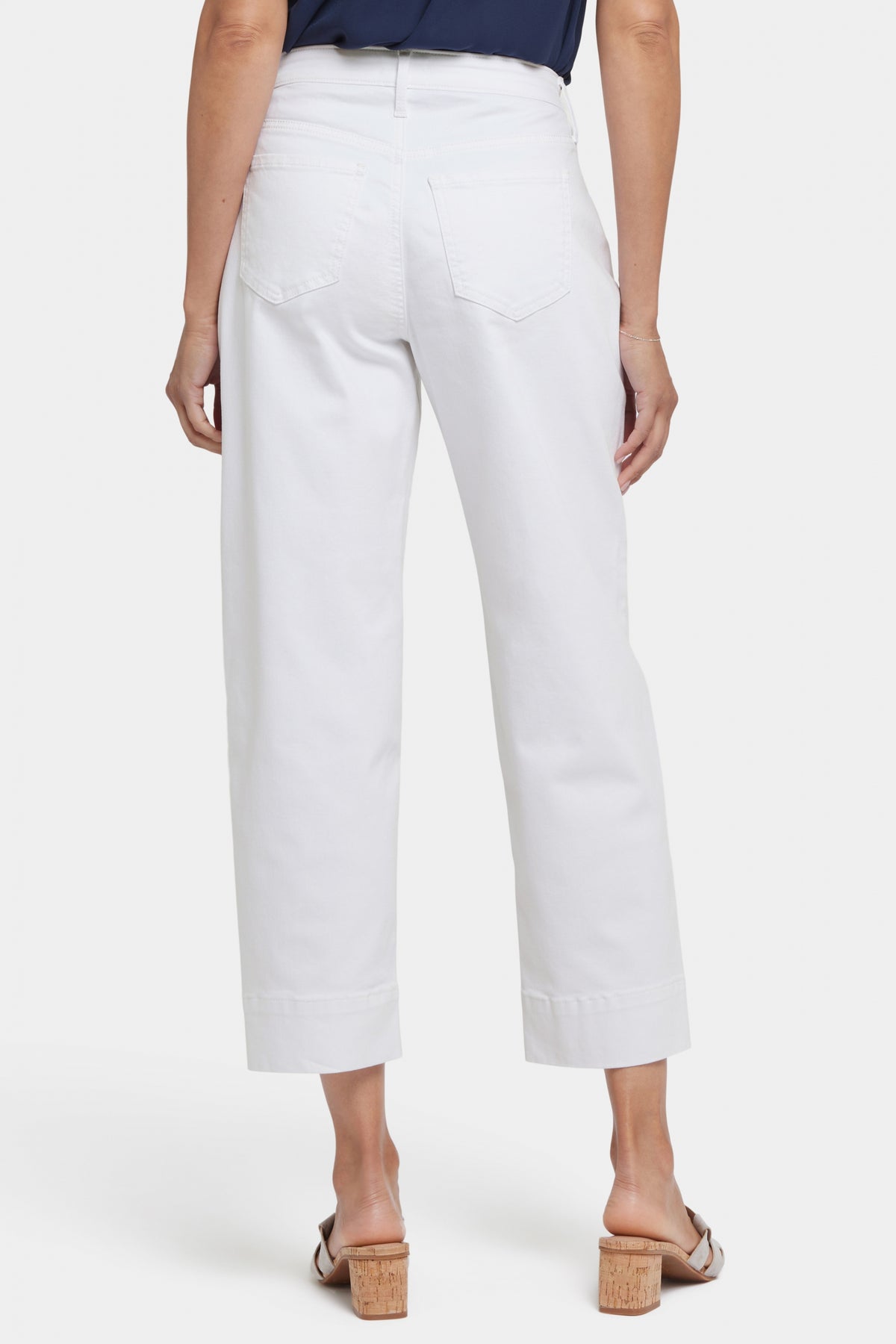 Balloon Ankle Jeans With High Rise | Optic White | Pants | NYDJ