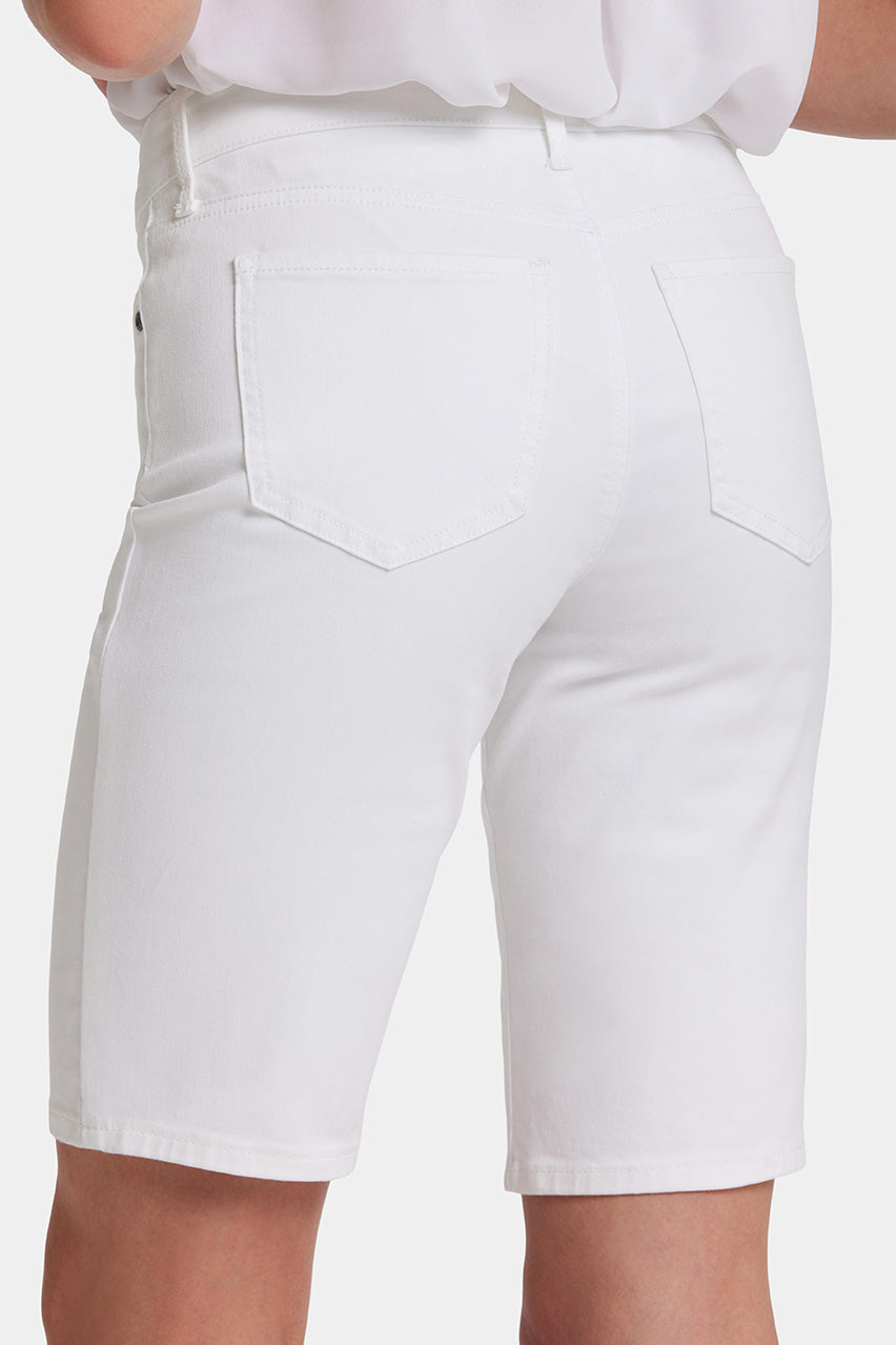 Briella Short White Coloured Denim | Optic White | Shorts | NYDJ