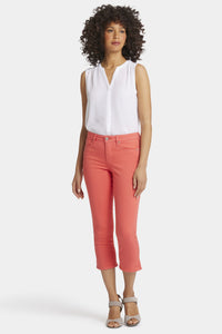 Chloe Capri Jeans Orange Coloured Denim | Fruit Punch | Pants | NYDJ