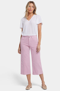 Brigitte Wide Leg Capri Jeans With High Rise | Pink Nectar | Pants | NYDJ