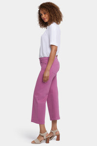 Teresa Wide Leg Ankle Jeans | Red Violet | Pants | NYDJ