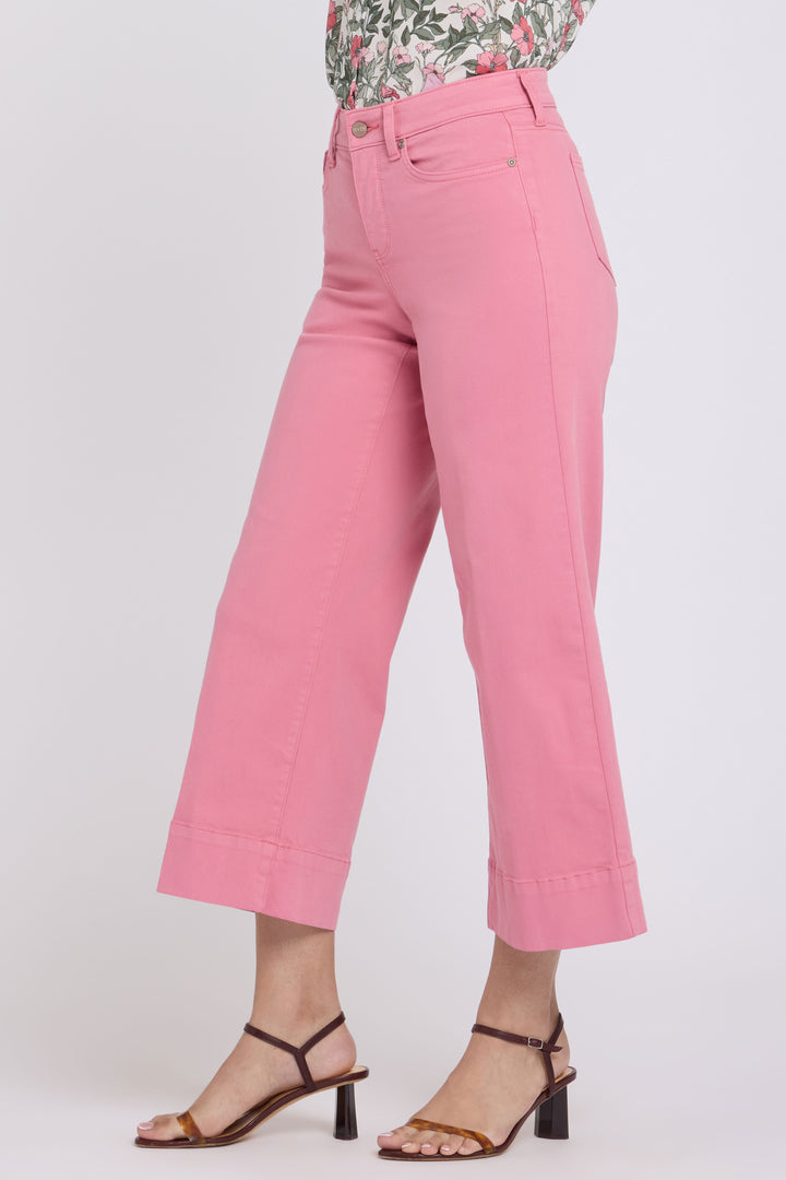 Teresa Wide Leg Ankle Jeans | Desert Rose | Pants | NYDJ