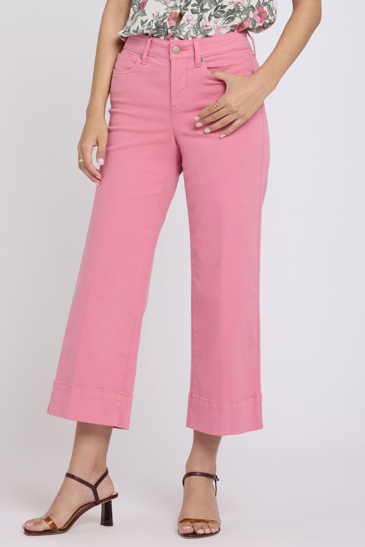 Teresa Wide Leg Ankle Jeans | Desert Rose | Pants | NYDJ