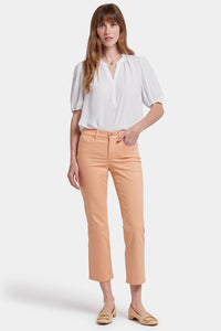 Marilyn Straight Ankle Jeans | Apricot Nectar | Denim | NYDJ