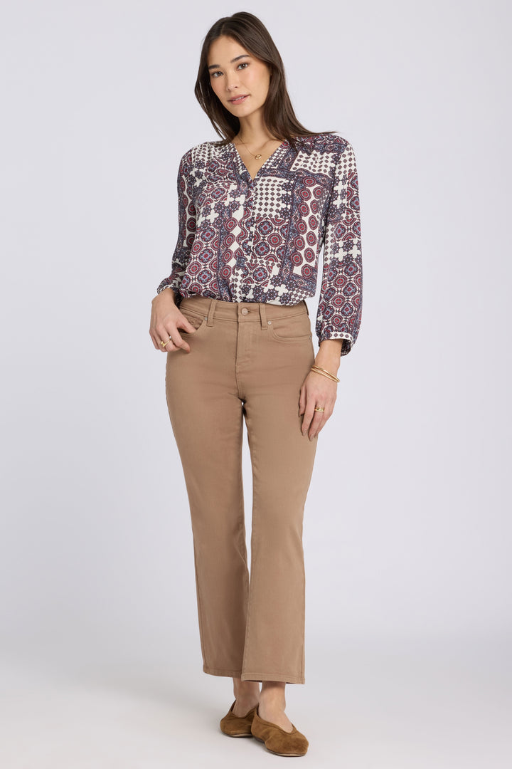Marilyn Straight Ankle Jeans | Toasted Coconut | Denim | NYDJ