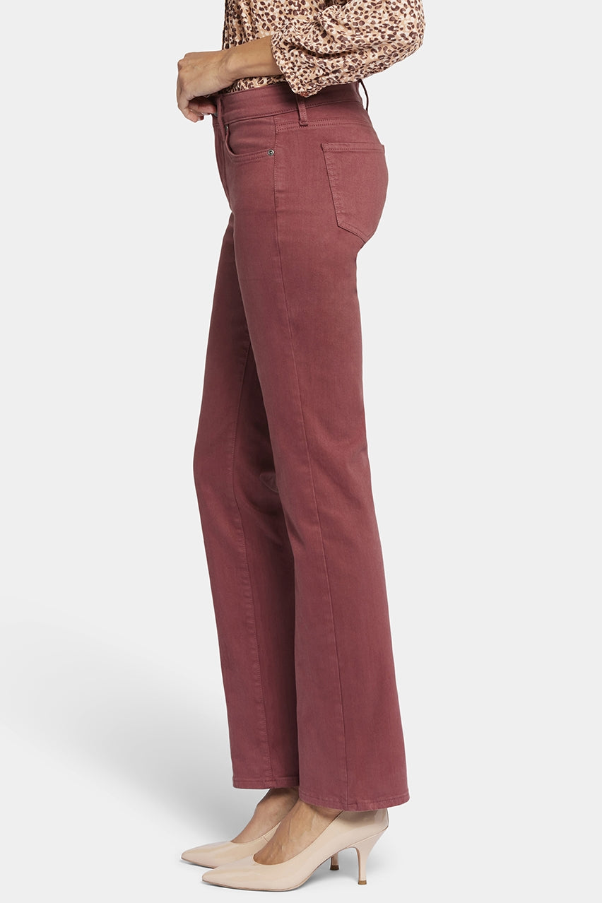 Marilyn Straight Jeans Red Coloured Denim | Emotion | Pants | NYDJ