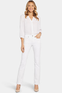 Marilyn Straight Jeans | Optic White | Pants | NYDJ