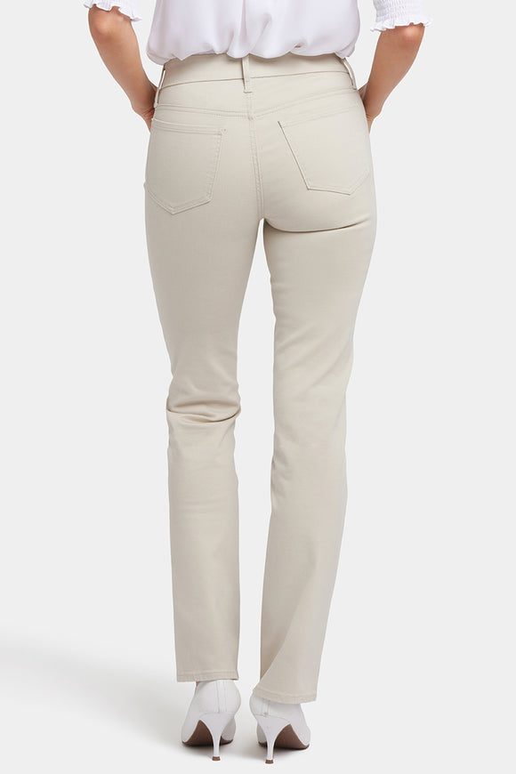 Marilyn Straight Jeans Beige Waist-Match™ Coloured Denim | Feather | Pants | NYDJ