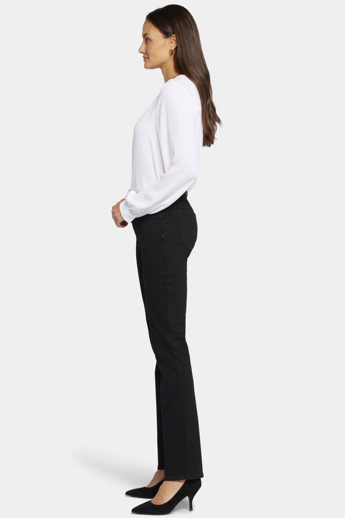 Waist-Match™ Marilyn Straight Jeans | Black | Pants | NYDJ