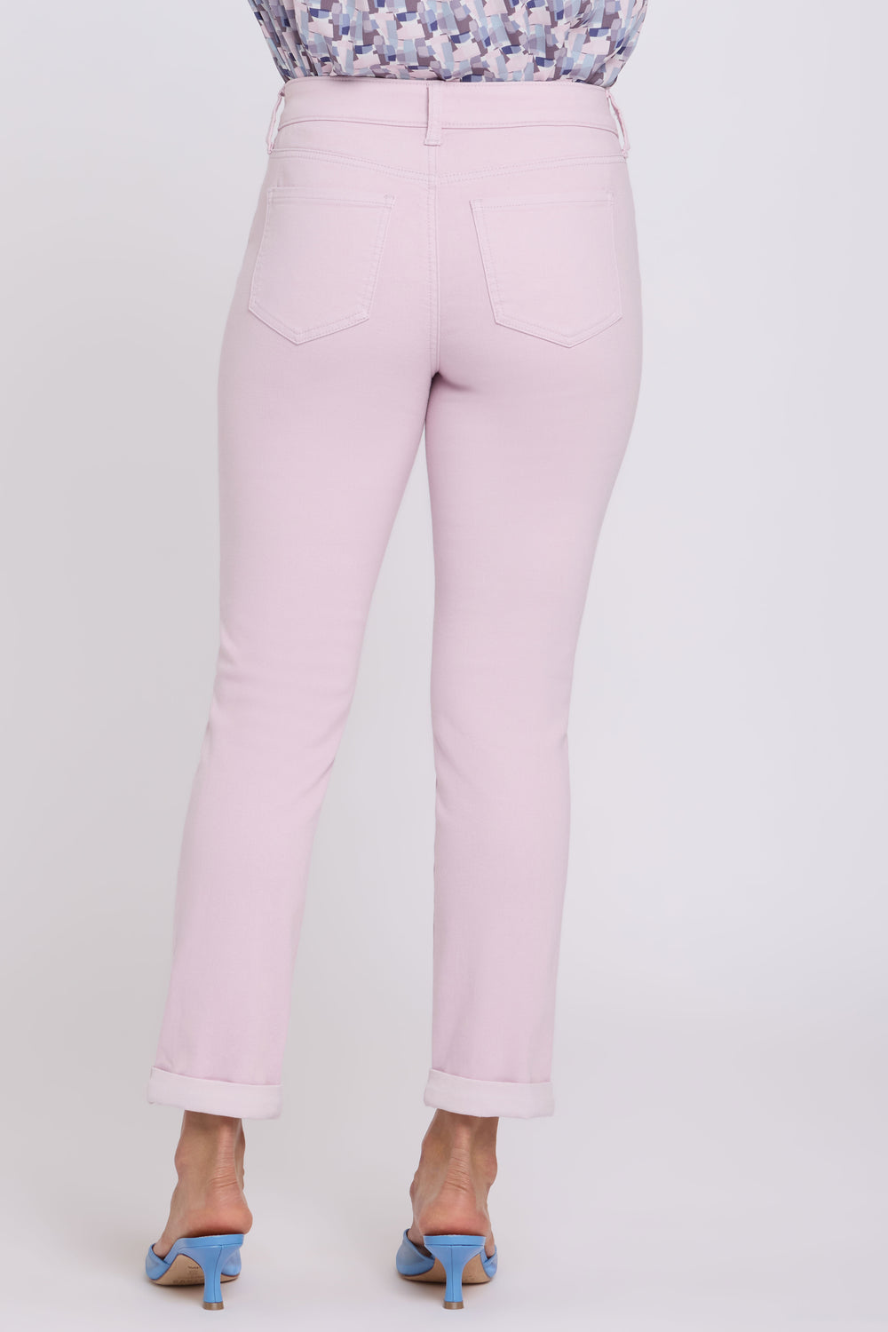 Sheri Slim Straight Ankle Jeans | Light Lilac | Pants | NYDJ