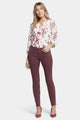 Sheri Slim Jeans Dark Red Coloured Denim | Dark Cherry | Pants | NYDJ