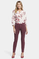 Sheri Slim Jeans Dark Red Coloured Denim | Dark Cherry | Pants | NYDJ